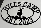 Custom Metal Sign 24"x17" Deer Elk Cabin Metal Art Wall Decor WILL NEVER RUST