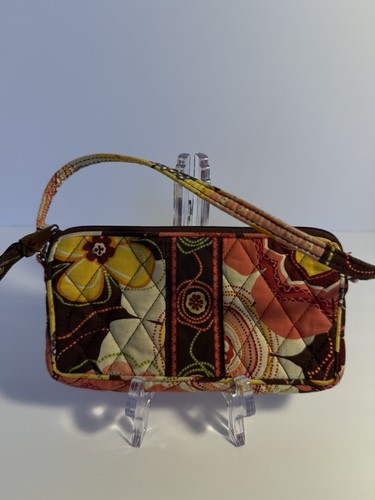 Vera Bradley Wristlet Wallet Retired "Buttercup" Pattern Makeup Bag Quilted Boho - Bild 1 von 5