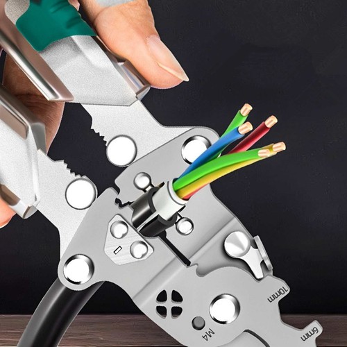 Portable Multi-Functional Folding Wire Stripper Pliers With Electrical Test - Picture 13 of 17