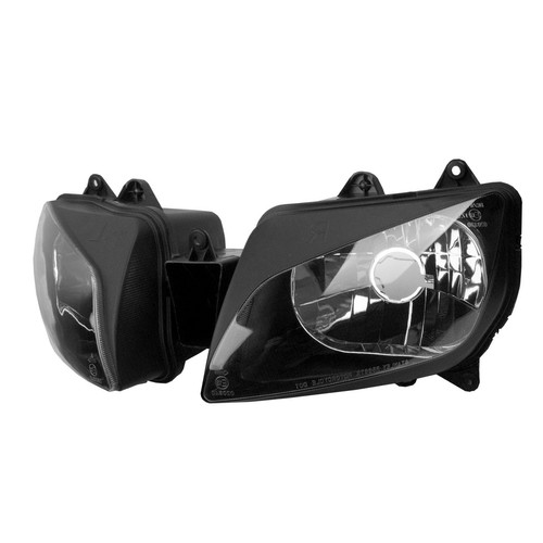 Headlight Head Lamp Assembly Replacement Clear For Yamaha YZF R1 1998-1999 - Picture 17 of 20