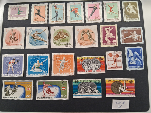 68 Ungarn Sport Briefmarken Lot #75 - Bild 2 von 24