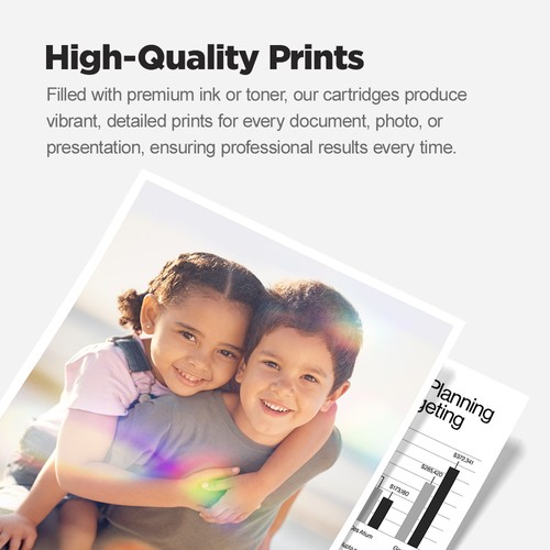 LD Replacement for Epson 312XL T312XL120 HY Black Ink 3PK for XP-15000, XP-8500 - Picture 3 of 9
