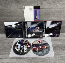 NMπΏ! Gran Turismo 2 Complete CIB w/ Both Manuals PlayStation 1 PS1 Black label