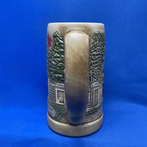 Budweiser 1976 Holiday Clydesdale Becher Snowy Woodland Ceramarte Bierstein CS15 - Bild 10 von 13