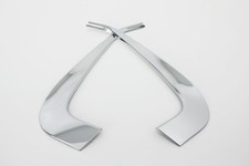Chrome Radiator Grill Wing Garnish Molding 2p for 2010 2013 Hyundai Tucson ix35