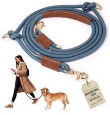 Hands Free Dog Leash for Walking Running Training, Adjustable Lead Up to 9.8f...