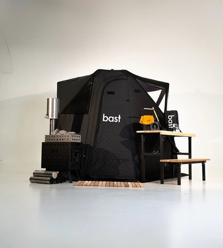 Bast Saunazelt Nävar Premium, zweistufige Bank - Bild 1 von 17