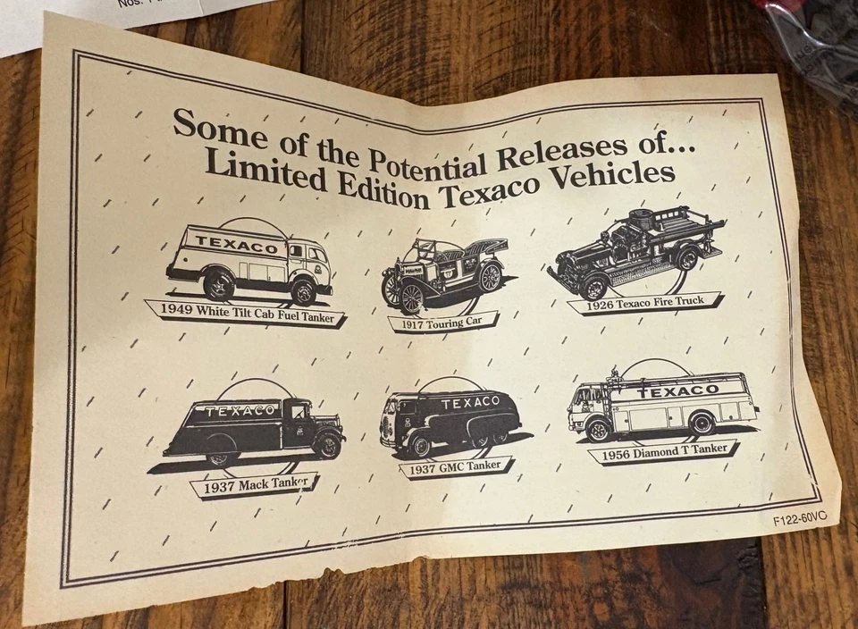 ERTL Texaco 1910 Mack Tanker Truck Series Die Cast Metal Bank Collector #12 - Image 4 of 4