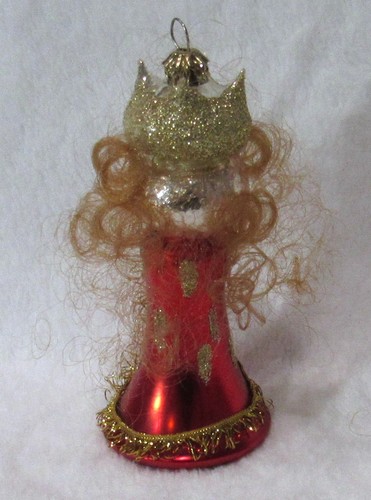 VTG Italian Blown Glass DE CARLINI King or Prince Christmas Tree Ornament - Picture 3 of 3