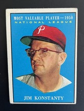 1961 Topps - Most Valuable Players Jim Konstanty #479