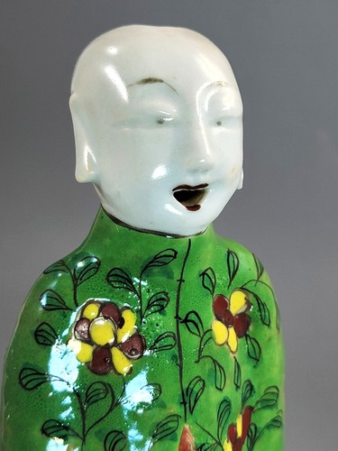 Chinesischer Räucherstäbchenhalter Lachender Junge, um 1880 - Bild 7 von 10