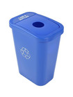 City Box 10 Gallon Cans and Bottles Recycling Bin Container with Lid for Residen