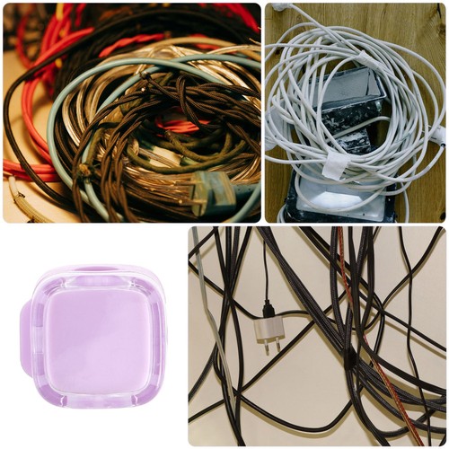 6 Pcs Kabelorganisator Kabel-Organizer-Clip Selbstklebende Kabelclips - Afbeelding 11 van 12