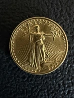 1987 American Gold Eagle Coin - $5 Dollar 1/10th Oz Gold - Low Mintage