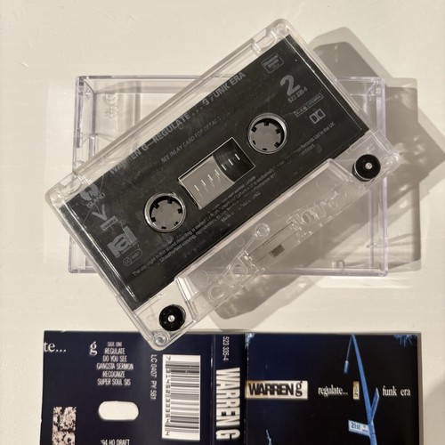 WARREN G - REGULATE: G-FUNK ERA (RARE OG 1999 UK ISSUE CASSETTE TAPE) - Foto 3 di 6