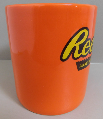 Reese's Peanut Butter Cups ORANGE 24 oz 5" x 4" LARGE Coffee Mug Cup Galerie - Picture 7 of 12