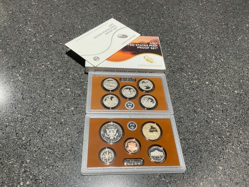 2017-S Proof Set United States US Mint Original Government Packaging Box - Bild 2 von 2