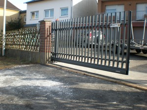 Gartentor Elektrisch Funkferngesteuert Schiebetor Tor Modell