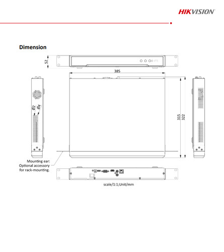 Original Hikvision DS-7608NI-Q2 8MP 8CH 4K NVR 2-Way Audio 2 SATA Video Recorder - Picture 6 of 7