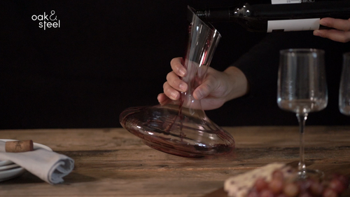 Glass Wine Decanter Aerator Gift Set Christmas Xmas Gifts Red Wine Port Carafe - Video 1 of 1