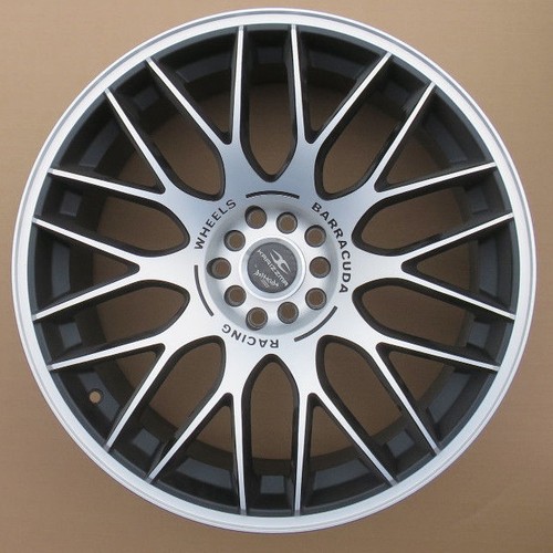 1x Llanta de aluminio BARRACUDA Karizzma Matt-Black pulido 9,5x19 pulgadas ET35 5x100 5x112 - Imagen 1 de 11