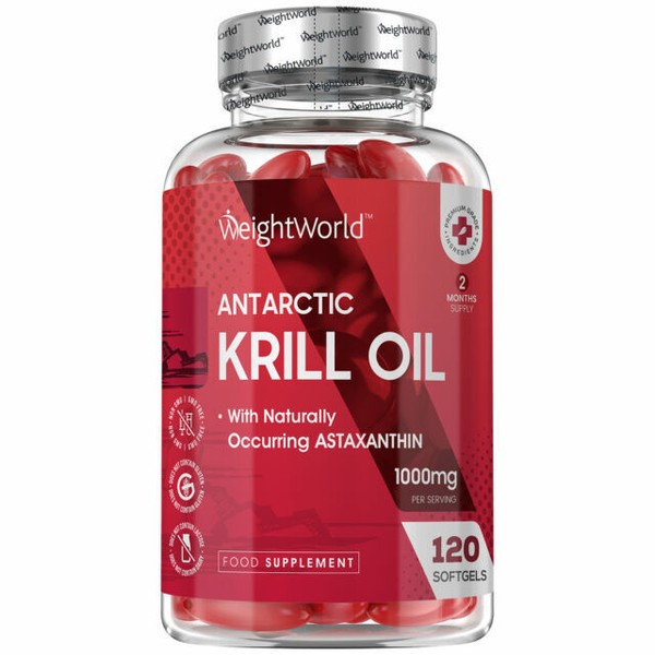 WeightWorld Antarctic Krill Oil Vitamin Softgel 120 Count for sale