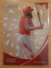 2022 PANINI CHRONICLES CLEAR VISION BRANDON MARSH ROOKIE #10 LOS ANGELES ANGELS