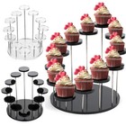 Acrylic Cupcake Stand Display Holder Cake Dessert Rack Weddind Party Decor DIY
