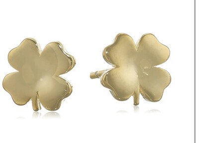 $35 Lucky Brand two tone Shamrock set earrings LC82