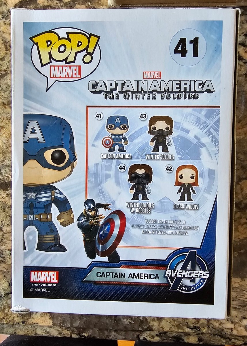 Marvel's Captain America　Winter Soldier Funko POP! Captain America Marvel The Winter Soldier 41 | eBay