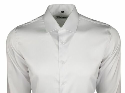 MENS SATIN SHIRT WEDDING DRESS FORMAL SMART SILKY FEEL LONG SLEEVES £17.99(422) - Picture 3 of 3