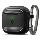 Spigen [Rugged Armor] Case | for AirPods 4 with Carabiner Key Chain
