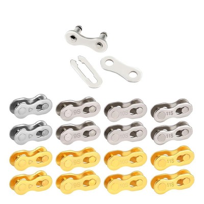2pcs Bicycle Chain Connector Lock Quick Link MTB Road Bike Magic Buckle Parts