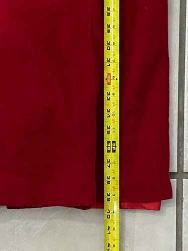 Trenchcoat Preston und York Wolle und Kaschmir rot Made in USA - Bild 3 von 11