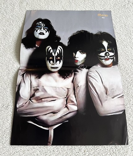 KISS POSTER 1979 - OMAGGIO TEDESCO SUPER POSTER RIVISTA MUSICALE - Foto 6 di 8