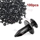 100pcs Nylon Push Type Retainer Clips for 8mm Hole GM 21030249 Chrysler 6503598