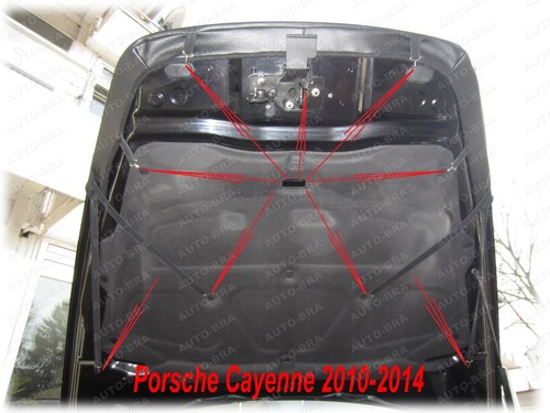 Auto CAR BRA per Porsche Cayenne 2010 - 2014 copri cofano protezione TUNING - Foto 4 di 4