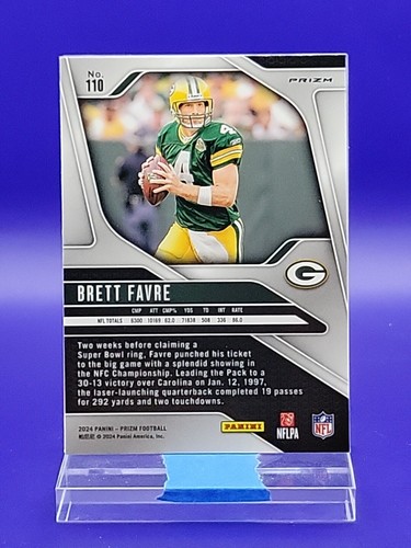 Brett Favre 2024 Panini Prizm Silver Prizm SP 🔥 Packers - Picture 2 of 2