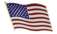 United States Wavy Flag Hat or Lapel Pin H16266 F5D15C