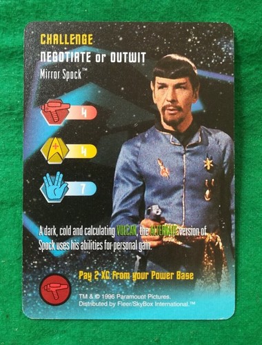 STAR TREK THE CARD GAME CCG - (STARFLEET MANEUVERS) SINGLE RARE CARDS - Picture 16 of 25