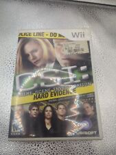 CSI: Crime Scene Investigation - Hard Evidence (Nintendo Wii, 2008) Not Tested