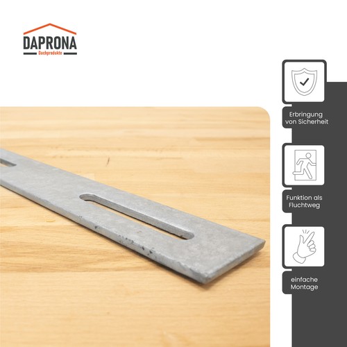 Verbinder, Verbindungsstück für Laufrost, Dach, verzinkt - Bild 4 von 22