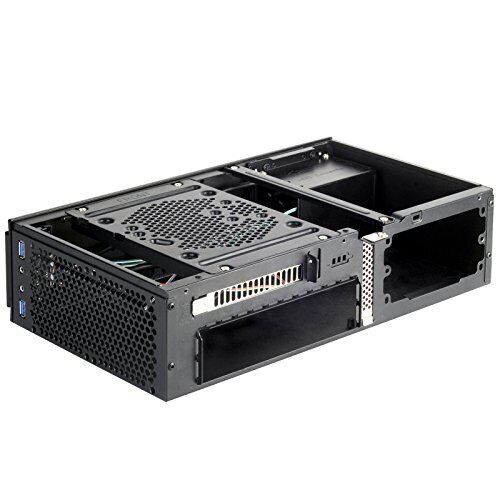 SilverStone SST-ML06B - Milo Silent HTPC Mini-ITX Slim PC Case, Black - Picture 5 of 7