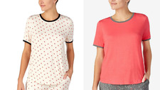 DKNY Women's Short Sleeve Pajama Top Loungewear, Assorted Colors