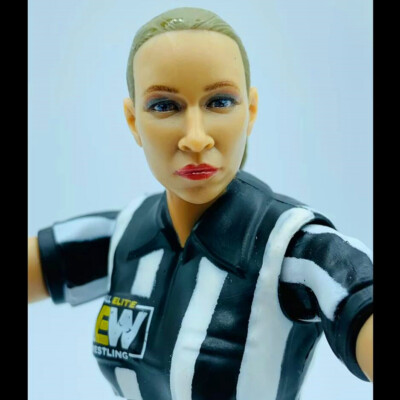 Referee Exclusive AEW Aubrey Edwards Elite Wrestling Action Figure