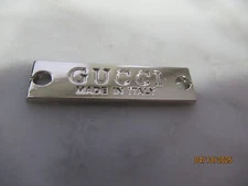 GUCCI ZIP PULL   27x8MM strong SILVER tone,   THIS IS FOR 1