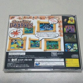 Sega Saturn Games " Three Dirty Dwarves " USED