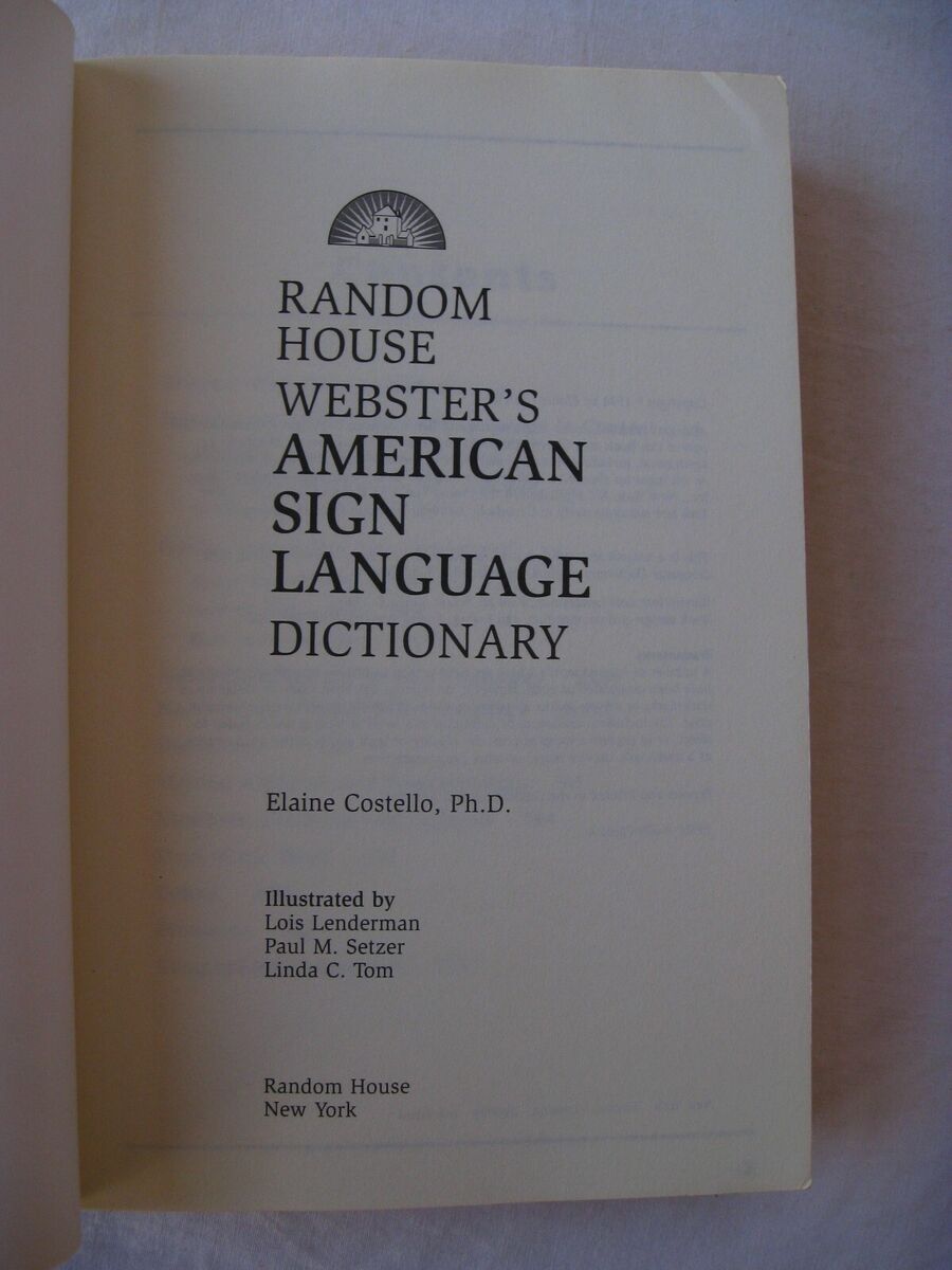 American Sign Language Dictionary. Over 4,500 up-to-date