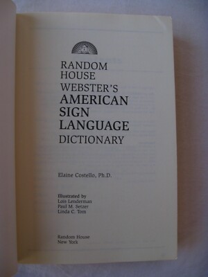 American Sign Language Dictionary. Over 4,500 up-to-date