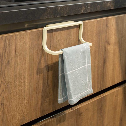 Portapiatti/Asciugamani da Cucina Decorativo per Armadio (Bianco, Beige) - Foto 2 di 4
